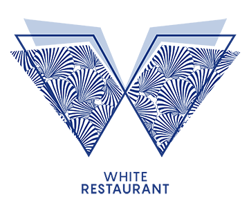 White Restaurant Logo